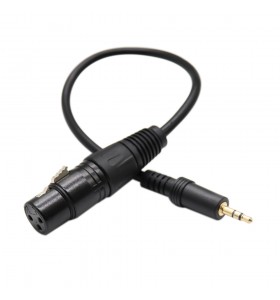 XLR3pin female to 3.5mm stereo cable 